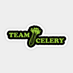 Team Celery Vegan 4 Vegetarian Juice Fan Gift Sticker